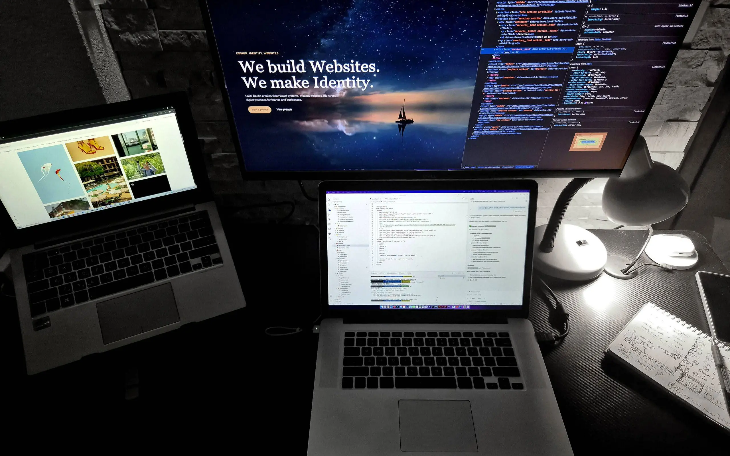 Lokki Studio process and visual work